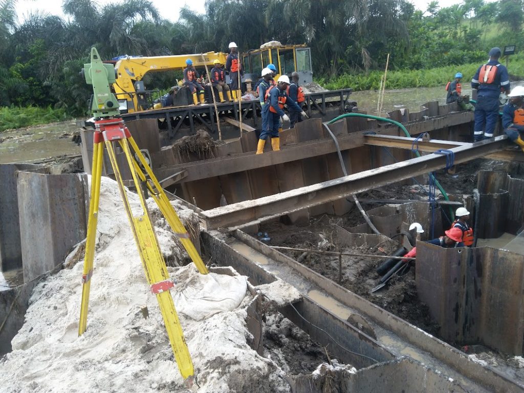 Using survey to support the sectional replacement of a gas line