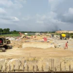 Foundation construction for gas fired generators Foundation construction for gas fired generators